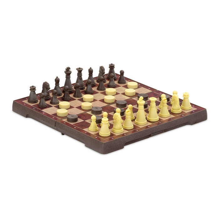 Cayro Juego de Ajedrez y Damas Magnético 16x16 cm Cayro Juego de Ajedrez y Damas Magnético 16x16 cm