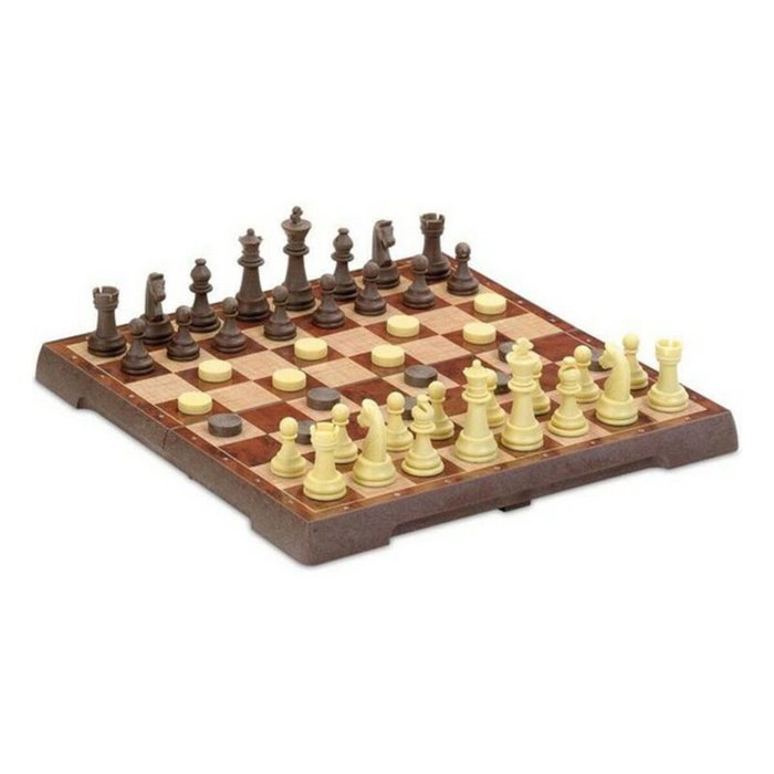 Cayro Juego de Ajedrez y Damas magnético 24x24 cm Cayro Juego de Ajedrez y Damas magnético 24x24 cm