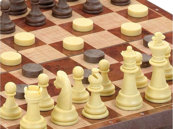 Cayro Juego Ajedrez y Damas Magnético 24x24 cm