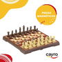Cayro Juego Ajedrez y Damas Magnético 24x24 cm