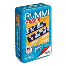 Cayro Juego Rummi Classic de viaje en caja de metal