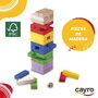 Cayro Juego block a block colores de madera 8x30x8 cm