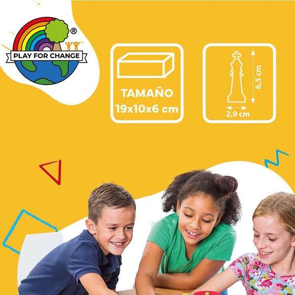 Cayro Piezas de Ajedrez Accesorios en Caja de Plástico 19x10x6 cm