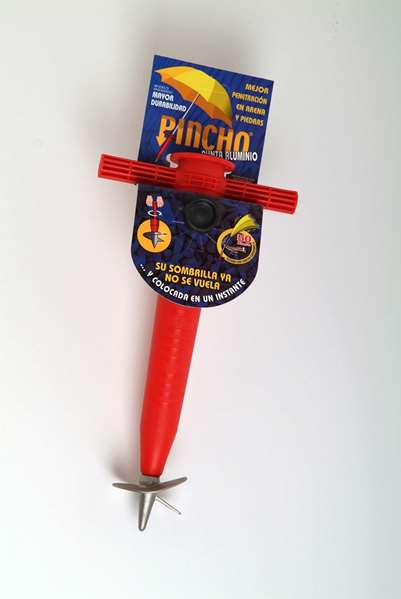 Soportes Plásticos Pincho Punta Aluminio Diámetro 19-35 mm 32x16.5x6.5cm Modelos Surtidos