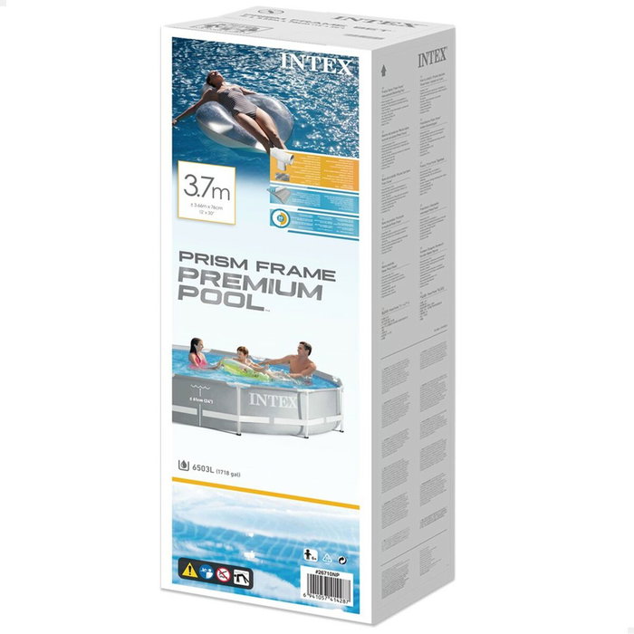 Intex Piscina redonda desmontable Prism Frame 366x76 cm
