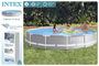 Intex Piscina Redonda Desmontable Prism Frame 366x76 cm Capacidad 6503 Litros +6 Años