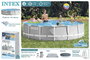 Intex Piscina Redonda Desmontable Prism Frame con Depuradora y Escalera 427x107 cm (12706 Litros)