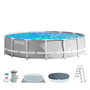Intex Piscina Redonda Desmontable Prism Frame con Depuradora y Escalera 427x107 cm (12706 Litros)