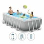 Intex Piscina Rectangular Prism Frame 400 x 200 x 100 cm con Depuradora y Escalera