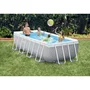 Intex Piscina Rectangular Desmontable Prism Frame 400x200x100cm con Depuradora y Escalera (6836 Litros, +6 años)