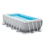 Intex Piscina Rectangular Desmontable Prism Frame 400x200x100cm con Depuradora y Escalera (6836 Litros, +6 años)