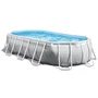 Intex Piscina Ovalada Desmontable Prism Frame con Depuradora y Accesorios