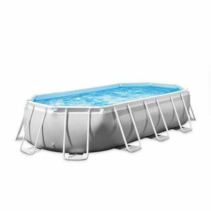 Intex Piscina Ovalada Desmontable Prism Frame con Depuradora y Accesorios Intex Piscina Ovalada Desmontable Prism Frame con Depuradora y Accesorios