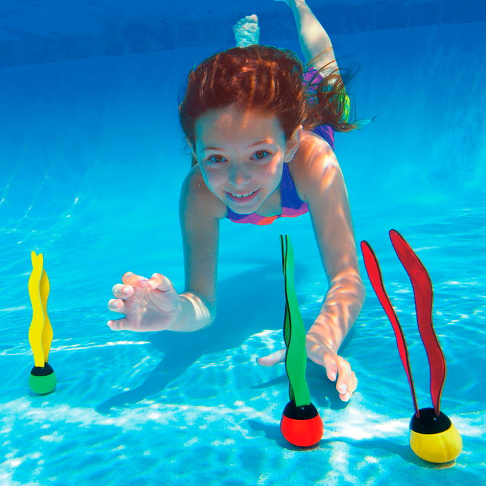 Intex Juego de 3 Bolas de Búsqueda Submarinas Fun Algas Intex Juego de 3 Bolas de Búsqueda Submarinas Fun Algas