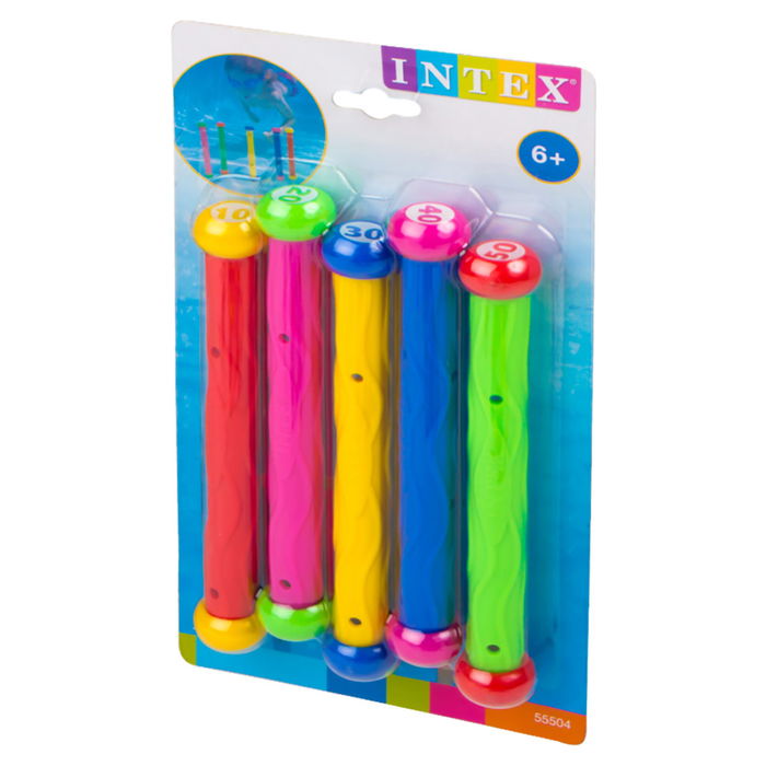 Intex Juegos Acuatico Fun Sticks Blister 5 Piezas Juguete Piscina Infantil PVC Intex Juegos Acuatico Fun Sticks Blister 5 Piezas Juguete Piscina Infantil PVC
