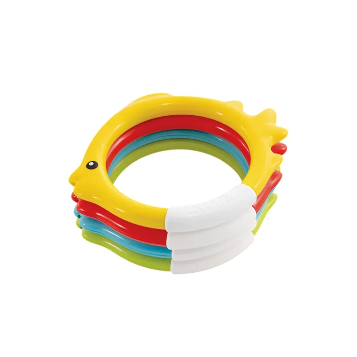 Intex Juego de Anillos de Buceo Peces Subacuáticos - 4 Colores Intex Juego de Anillos de Buceo Peces Subacuáticos - 4 Colores