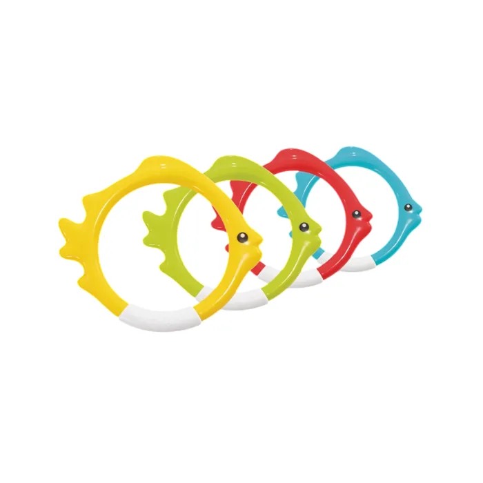 Intex Juego de Anillos de Buceo Peces Subacuáticos - 4 Colores Intex Juego de Anillos de Buceo Peces Subacuáticos - 4 Colores