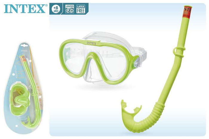 Intex Set de Gafas y Tubo para Snorkel a partir de 8 años