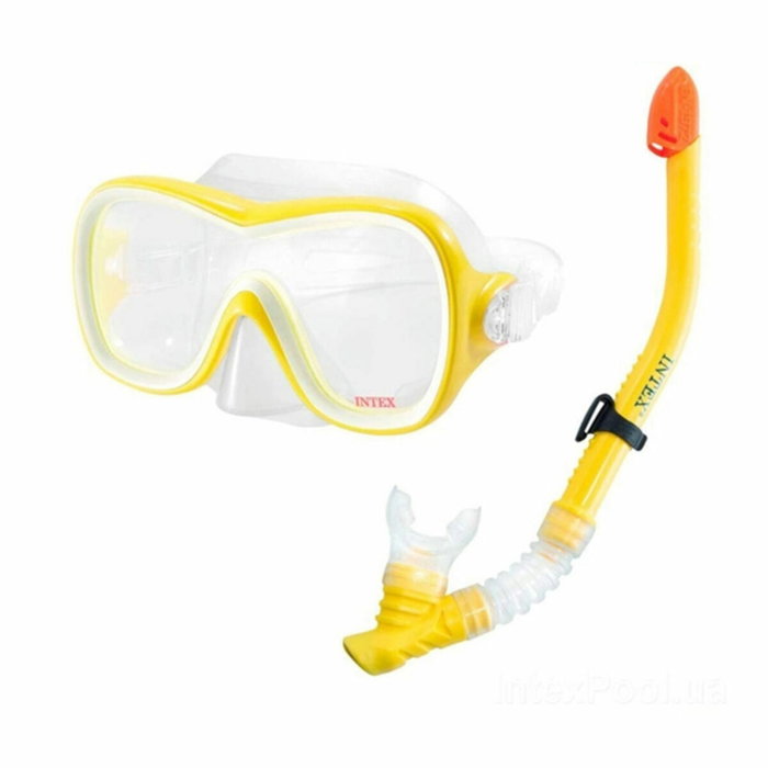Intex Gafa de Buceo y tubo respirador Wave Rider (+ 8 años)