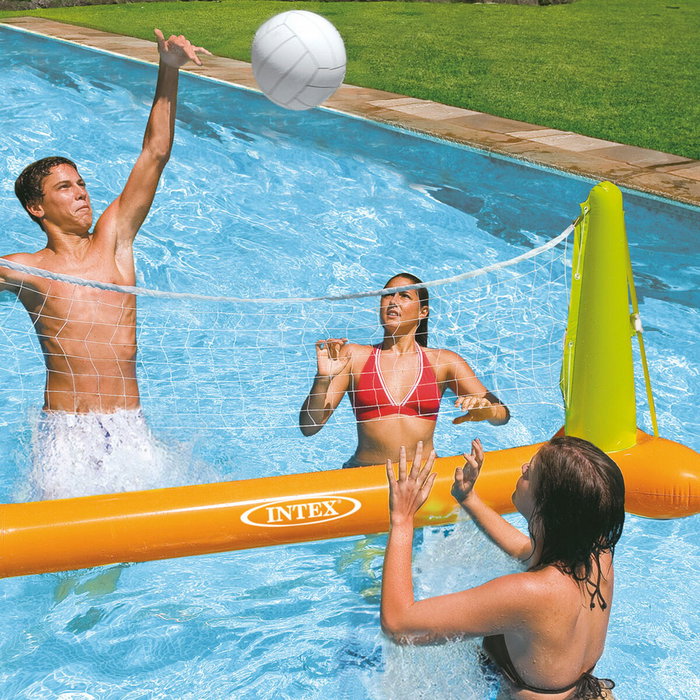 Intex Juego de Voleibol Flotante para Piscina con Red y Balón Intex Juego de Voleibol Flotante para Piscina con Red y Balón