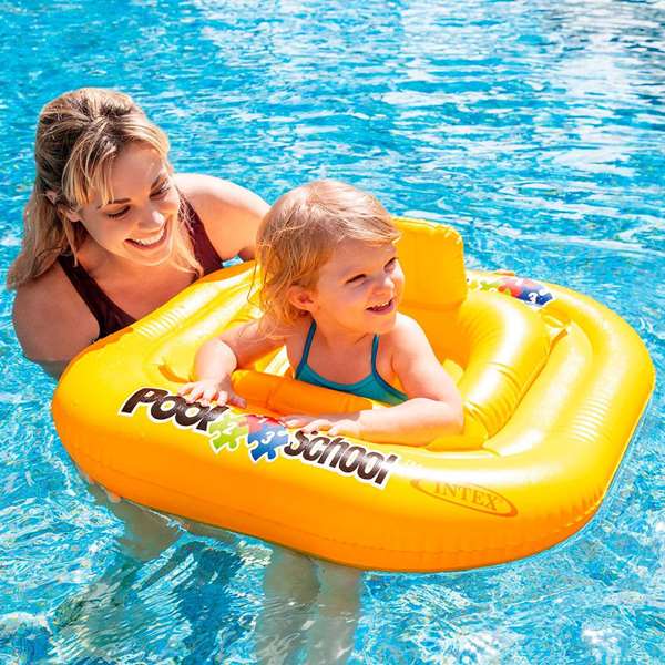 Intex Flotador Bebe Cuadrado 79x79 cm (1 a 2 años) - PVC