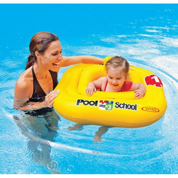 Intex Flotador Bebé Cuadrado Amarillo Intex Flotador Bebé Cuadrado Amarillo