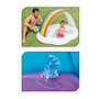 Intex Piscina Hinchable Infantil Modelo Arcoíris 142x84x119 cm 82L PVC Blanco
