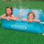 Intex Piscina Metálica Tangy Cuadrada Turquesa 1,22 x 1,22 x 0,30m