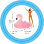 Intex Figura Hinchable Flamingo 142x137x97 cm (3+ Años)