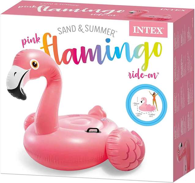 Intex Figura Hinchable Flamingo 142x137x97 cm (3+ Años)
