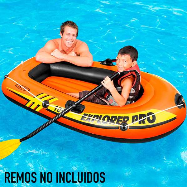 Intex Barca Hinchable Explorer Pro 100 160x94x29 cm para Mayores de 6 Años