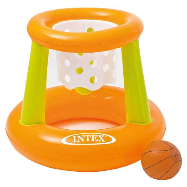 Intex Juego Hinchable Baloncesto 67x55 cm con Pelota para Niños a Partir de 3 Años Intex Juego Hinchable Baloncesto 67x55 cm con Pelota para Niños a Partir de 3 Años