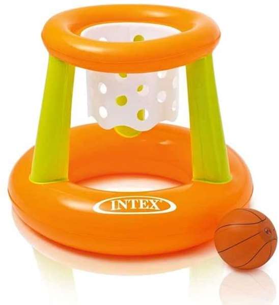 Intex Juego Hinchable Baloncesto 67x55 cm con Pelota para Niños a Partir de 3 Años Intex Juego Hinchable Baloncesto 67x55 cm con Pelota para Niños a Partir de 3 Años