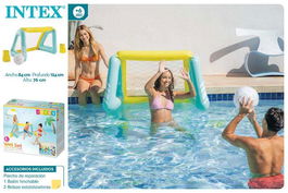 Intex Portería Hinchable Agua/Jardín 124x84x76 cm con Pelota para Niños + 6 Años
