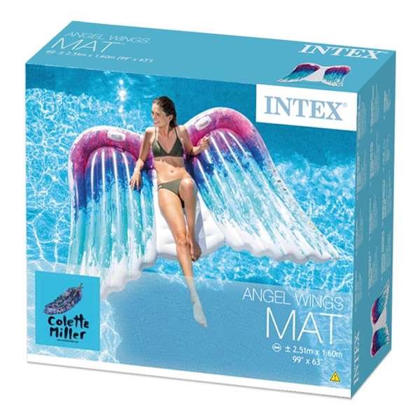 Intex Colchoneta Alas de Ángel con Asas 251x160 cm Intex Colchoneta Alas de Ángel con Asas 251x160 cm