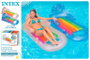 Intex Colchoneta Sillón para Bronceado 160x85 cm con Portavasos