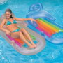 Intex Colchoneta Sillón para Bronceado 160x85 cm con Portavasos