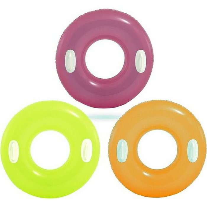 Intex Flotador rueda Neón 76 cm con asas - Modelos surtidos