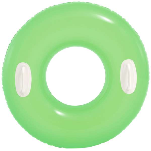 Intex Flotador Rueda Neón 76 cm con Asas (+8 años) - Modelos Surtidos