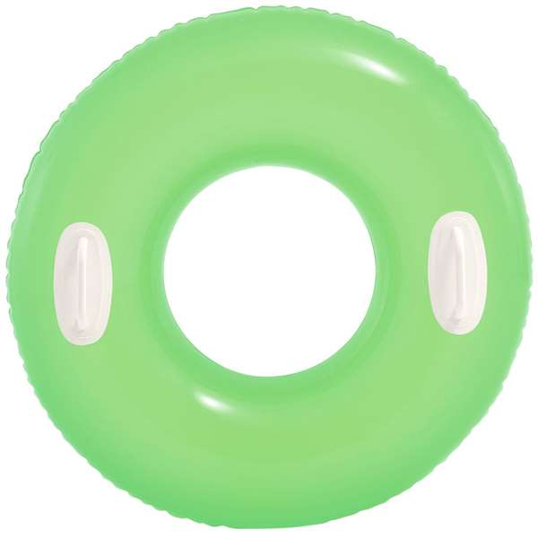 Intex Flotador Rueda Neón 76 cm con Asas (+8 años) - Modelos Surtidos