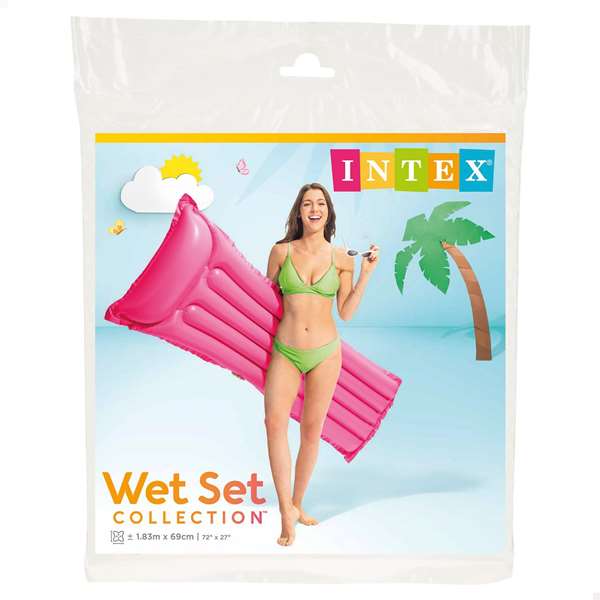 Intex Colchoneta 5 Tubos Colores Mate 183x69 cm - Modelos Surtidos