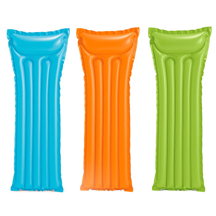 Intex Colchoneta Hinchable 5 Tubos Colores Mate 183x69 cm Intex Colchoneta Hinchable 5 Tubos Colores Mate 183x69 cm