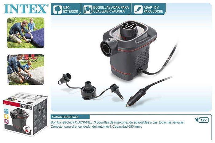 Intex Hinchador Electrico Quick Fill 12V