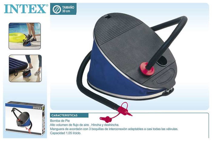 Intex Hinchador Grande de Pie 30 cm