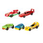 Hot Wheels Pack de 5 Vehículos 1806 - Coches Metálicos a Escala 1/64 para Colección y Pistas