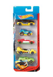 Mattel Coche Hot Wheels Pack de 5 Coches Modelos Surtidos