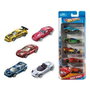 Mattel Hot Wheels Pack de 5 Coches Escala 1:64 Modelos Surtidos