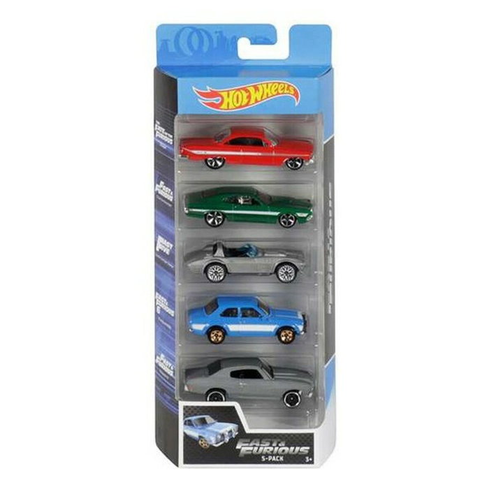 Mattel Hot Wheels Pack de 5 Coches Escala 1:64 Modelos Surtidos Mattel Hot Wheels Pack de 5 Coches Escala 1:64 Modelos Surtidos