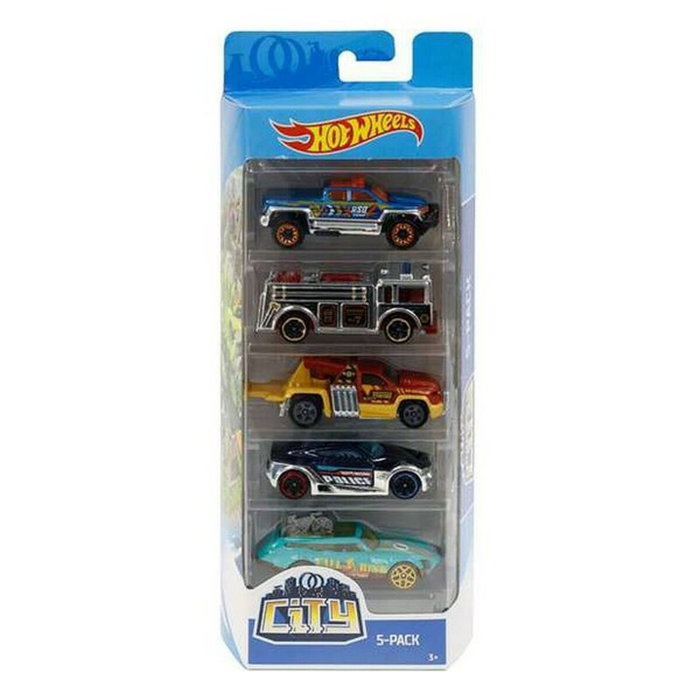 Mattel Hot Wheels Pack de 5 Coches Escala 1:64 Modelos Surtidos Mattel Hot Wheels Pack de 5 Coches Escala 1:64 Modelos Surtidos