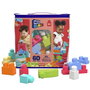Mattel Bolsa Construccion Mega Blocks 60 Piezas Rosa